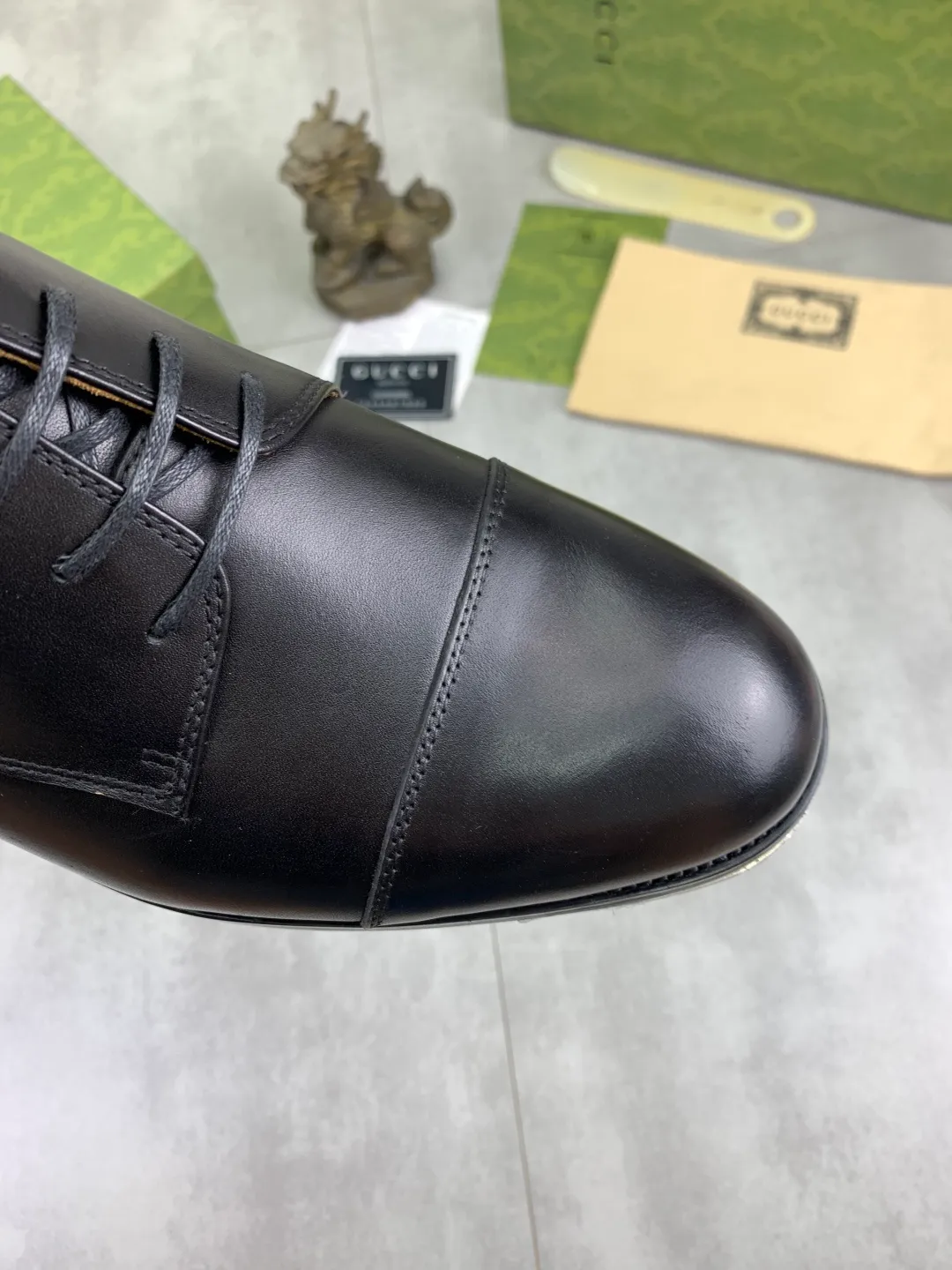 Men's men's shoes 💰P640 [New style] Water dyed cowhide 💰💎💎💎 [Gucci] GUCCI high-end men's formal business leather shoes, original order 1:1! Original imported high-end open-edge beaded calfskin, original metal buckle, imported first-layer cowhide lining for feet. Original high-end outsole, men's shoe size: 39-44 (45 customized) black and brown colors available